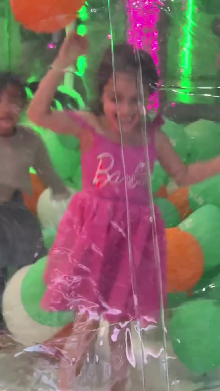 Kids' balloon bubble play tent in Bangkok