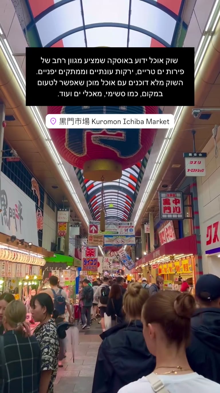 Kuromon Ichiba Market, Osaka