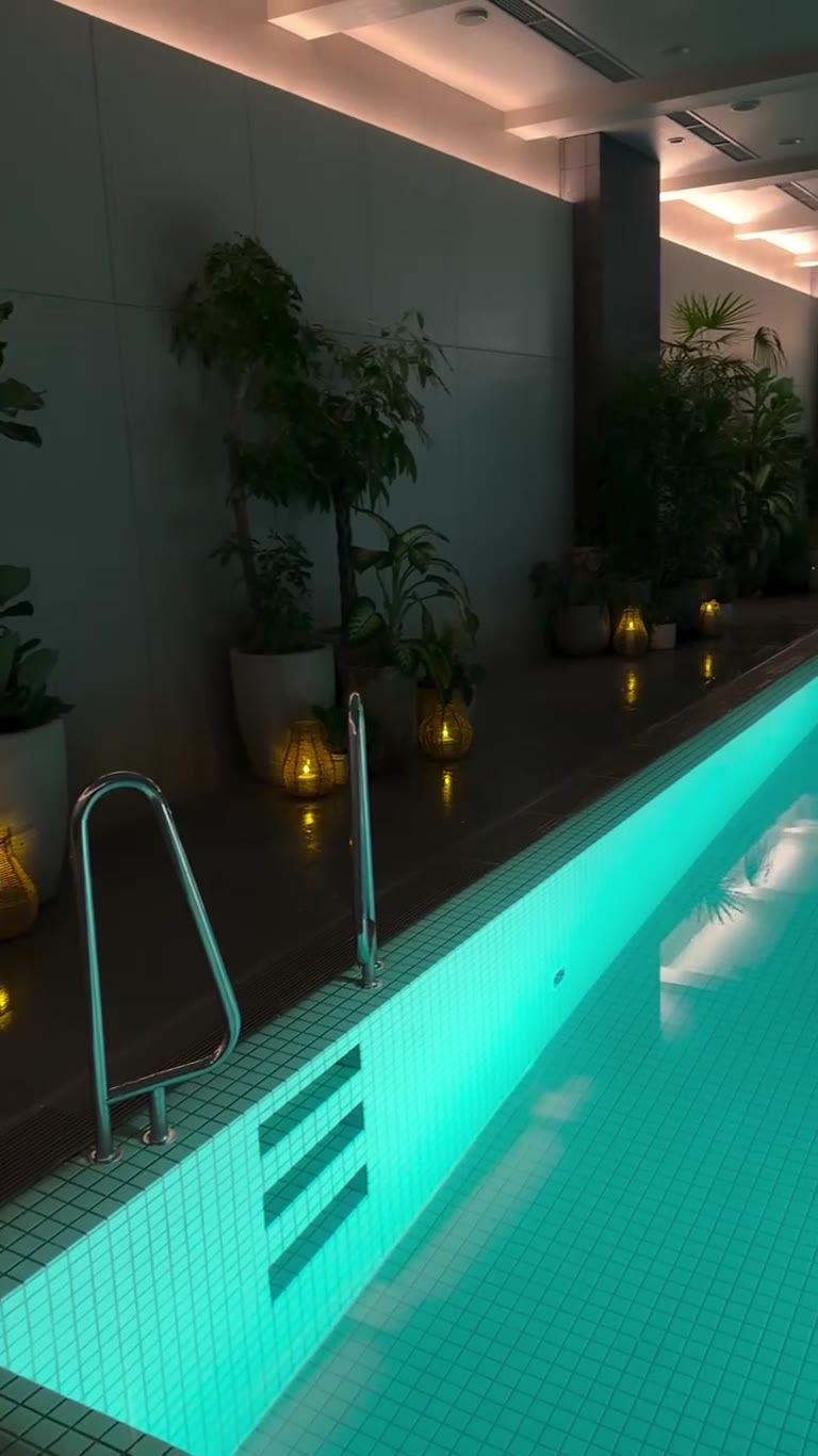 Indoor pool at 1 Hotel Tokyo