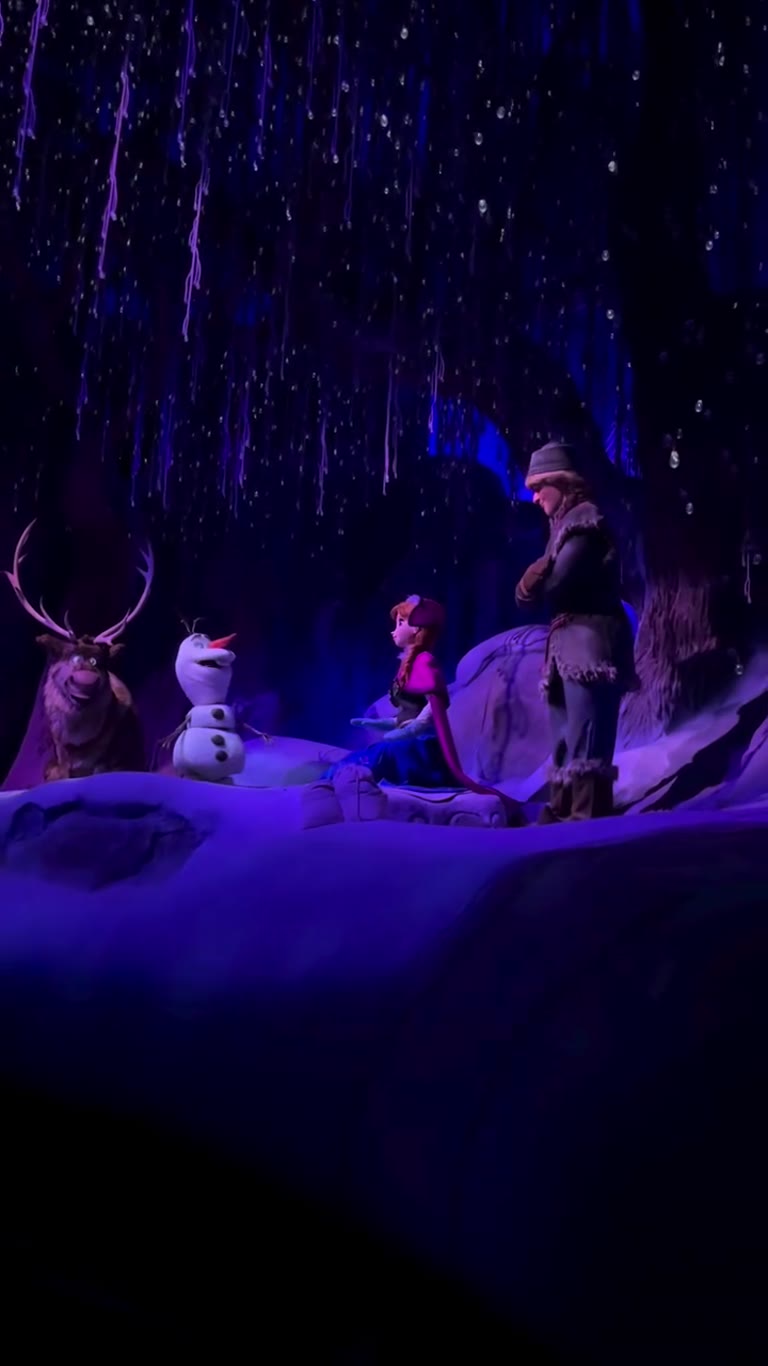 Frozen ride at Tokyo DisneySea