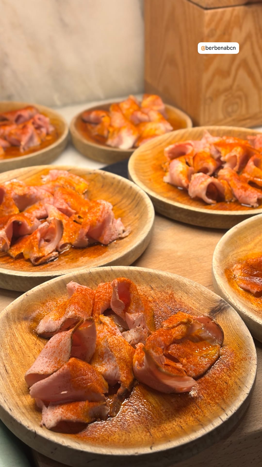 Berbena, Barcelona — paprika-dusted pork dish