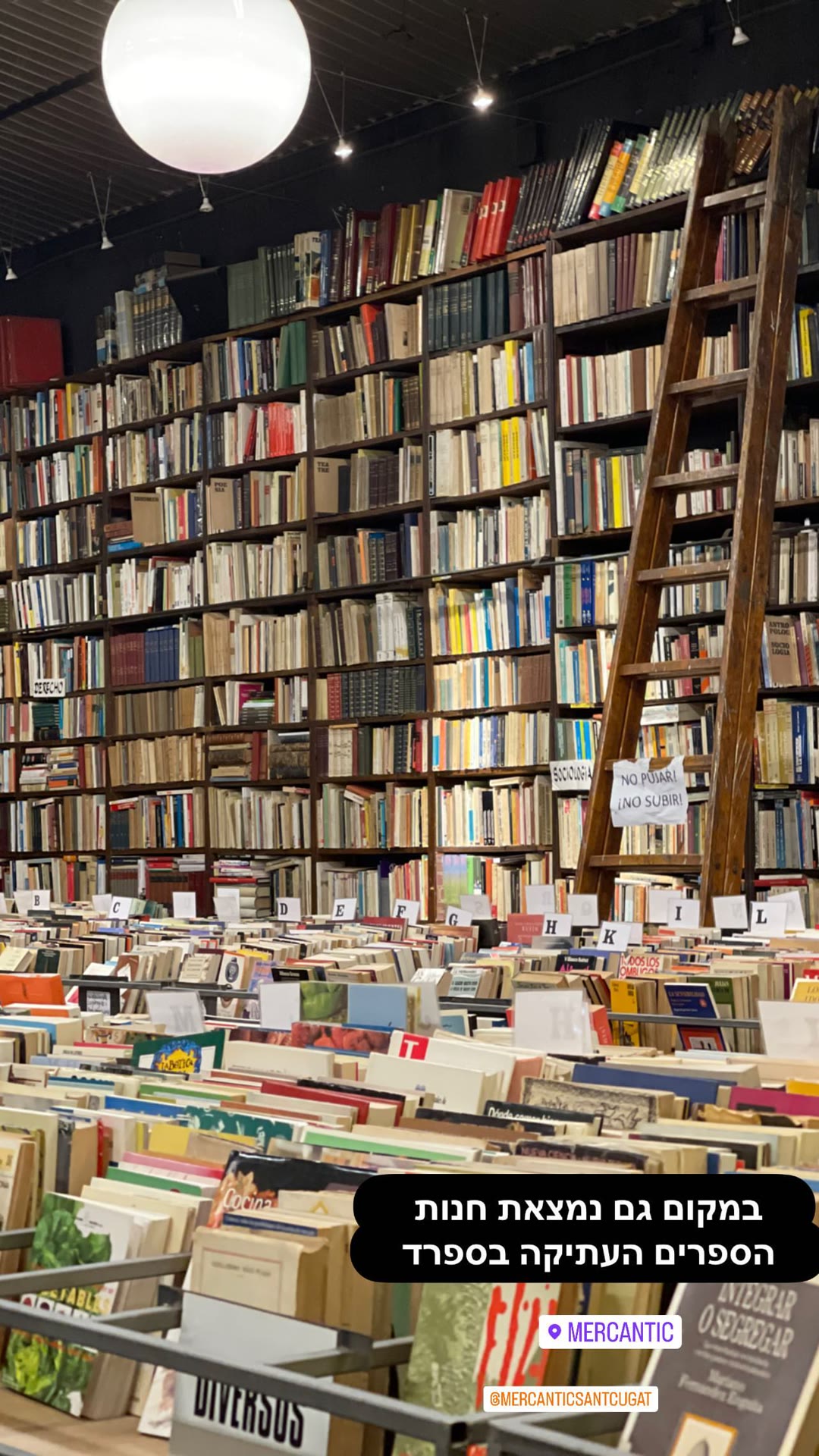 Mercantic's huge old bookshop, Sant Cugat