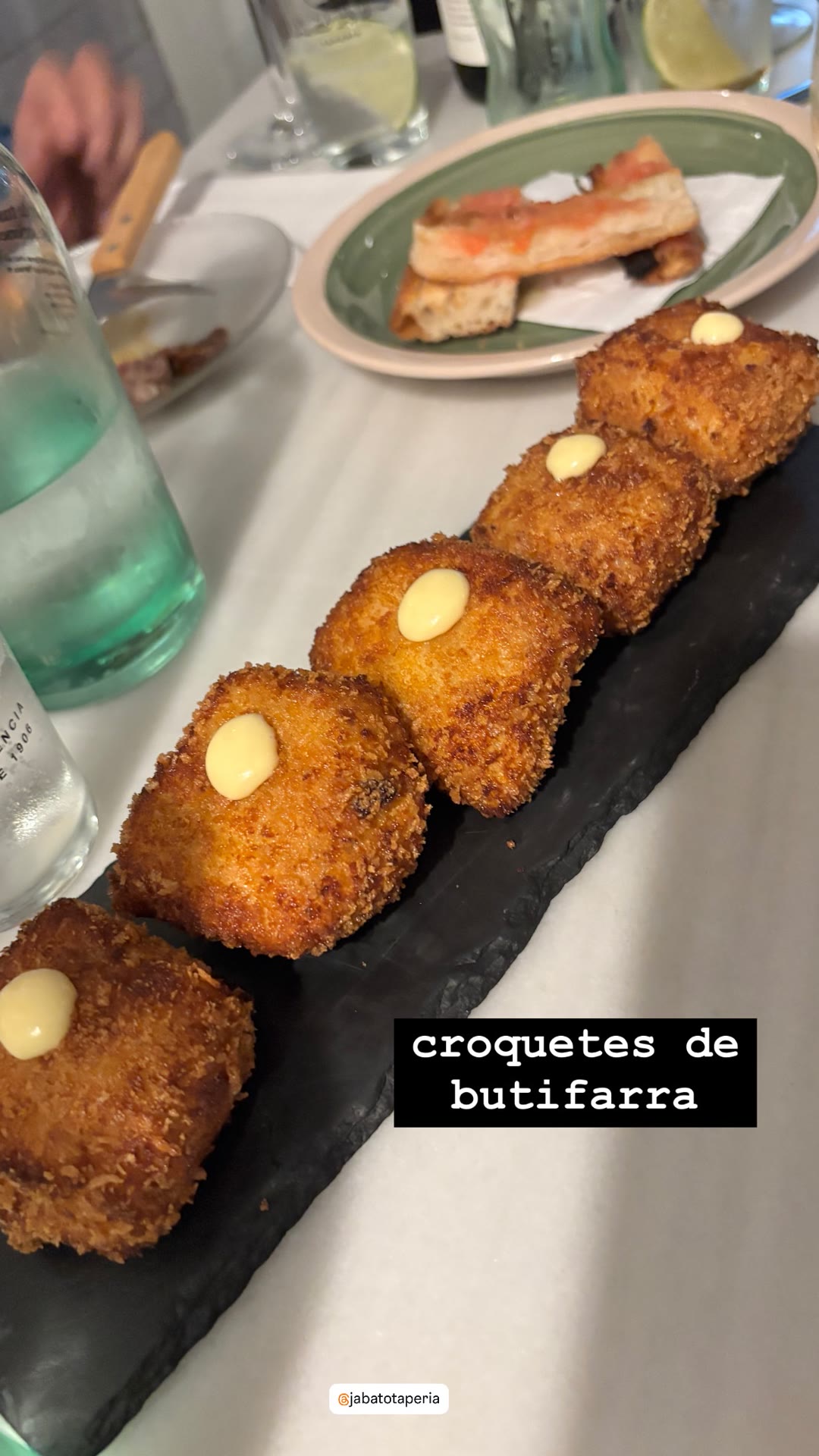 Croquetes de butifarra at Jabato Taperia