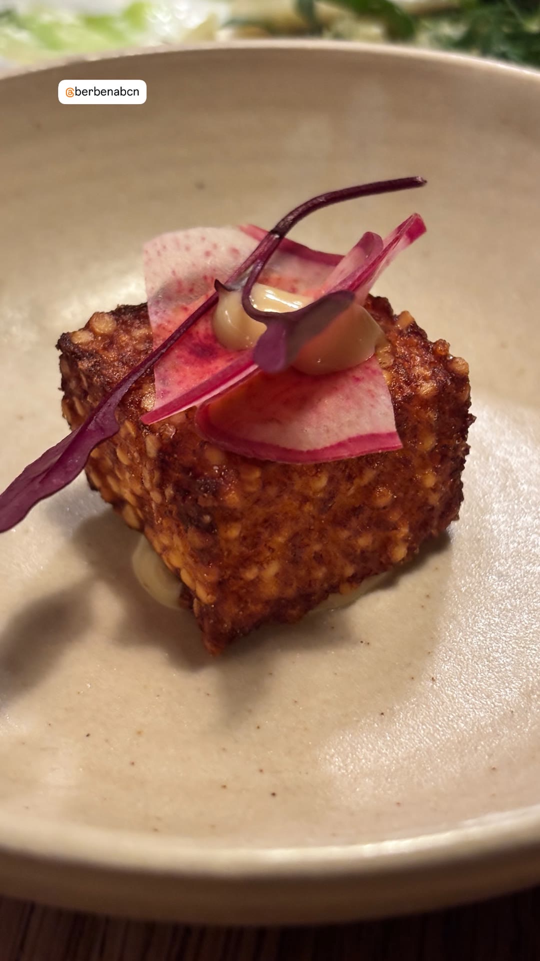 Berbena, Barcelona — plated dish