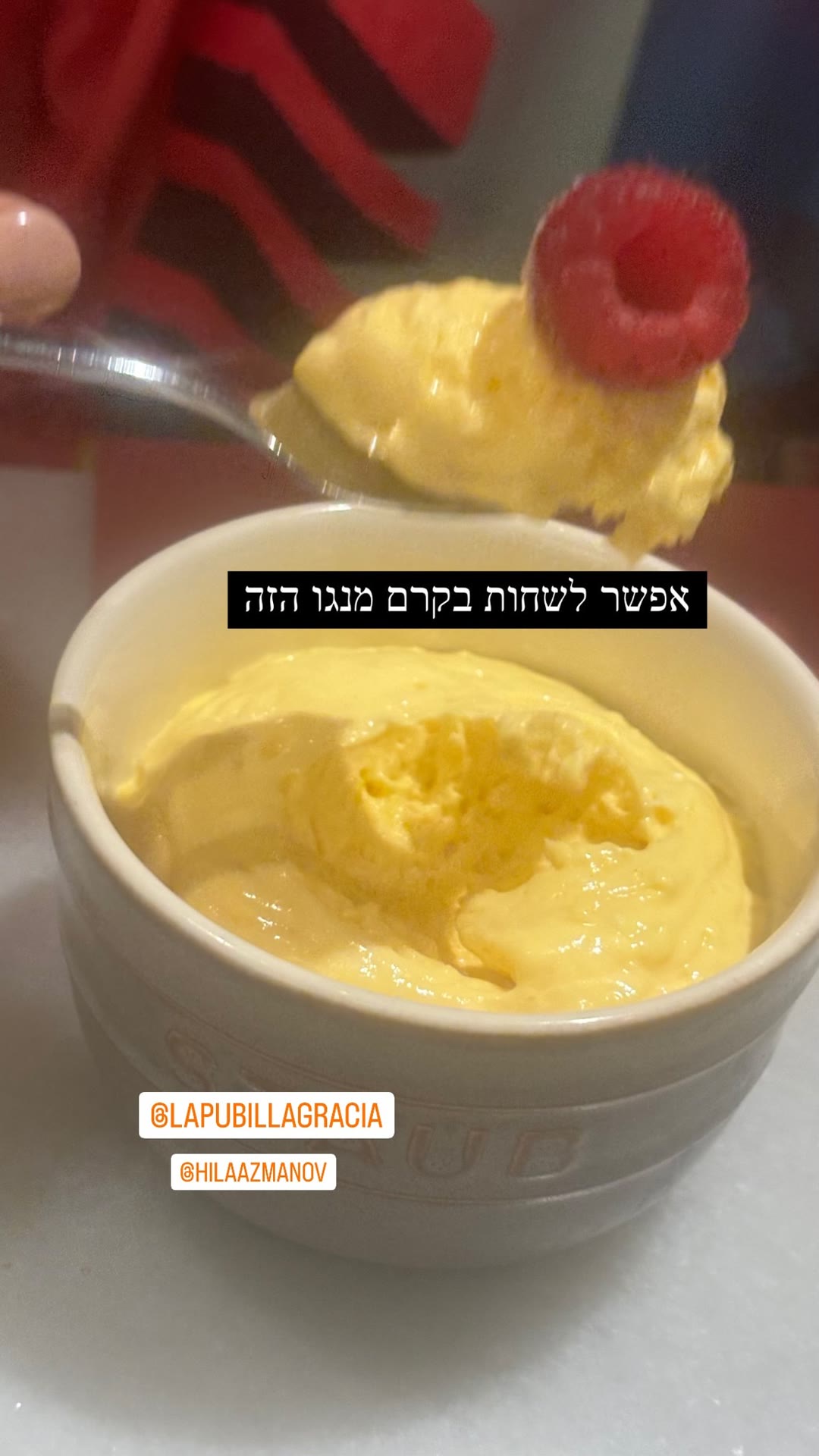 קרם מנגו של La Pubilla בגראסיה