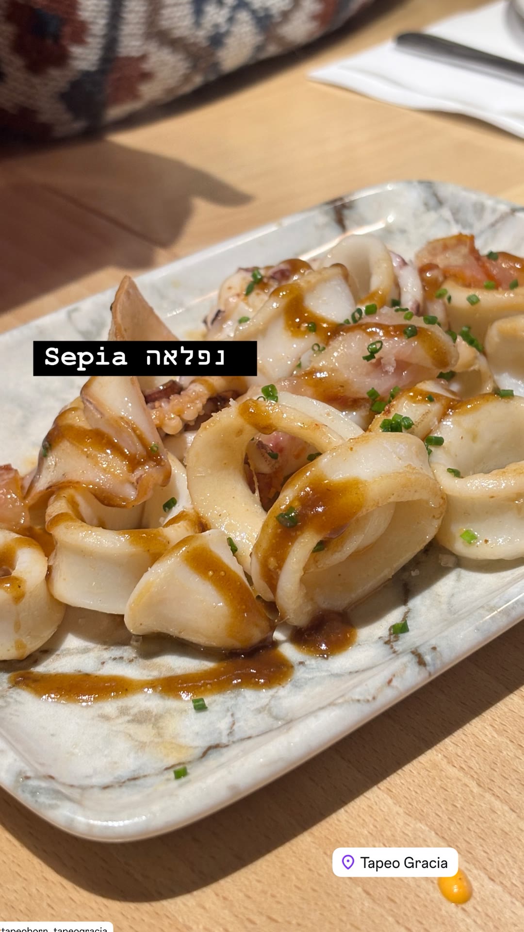 Sepia at Tapeo Gràcia, Barcelona