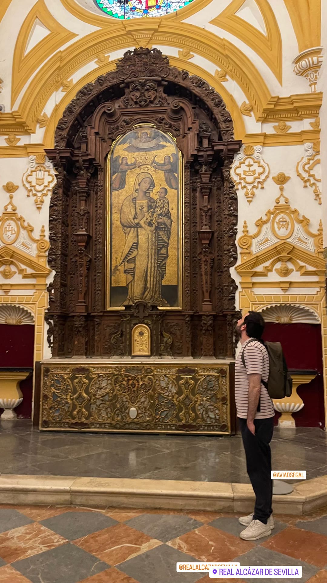 Chapel inside the Real Alcázar de Sevilla