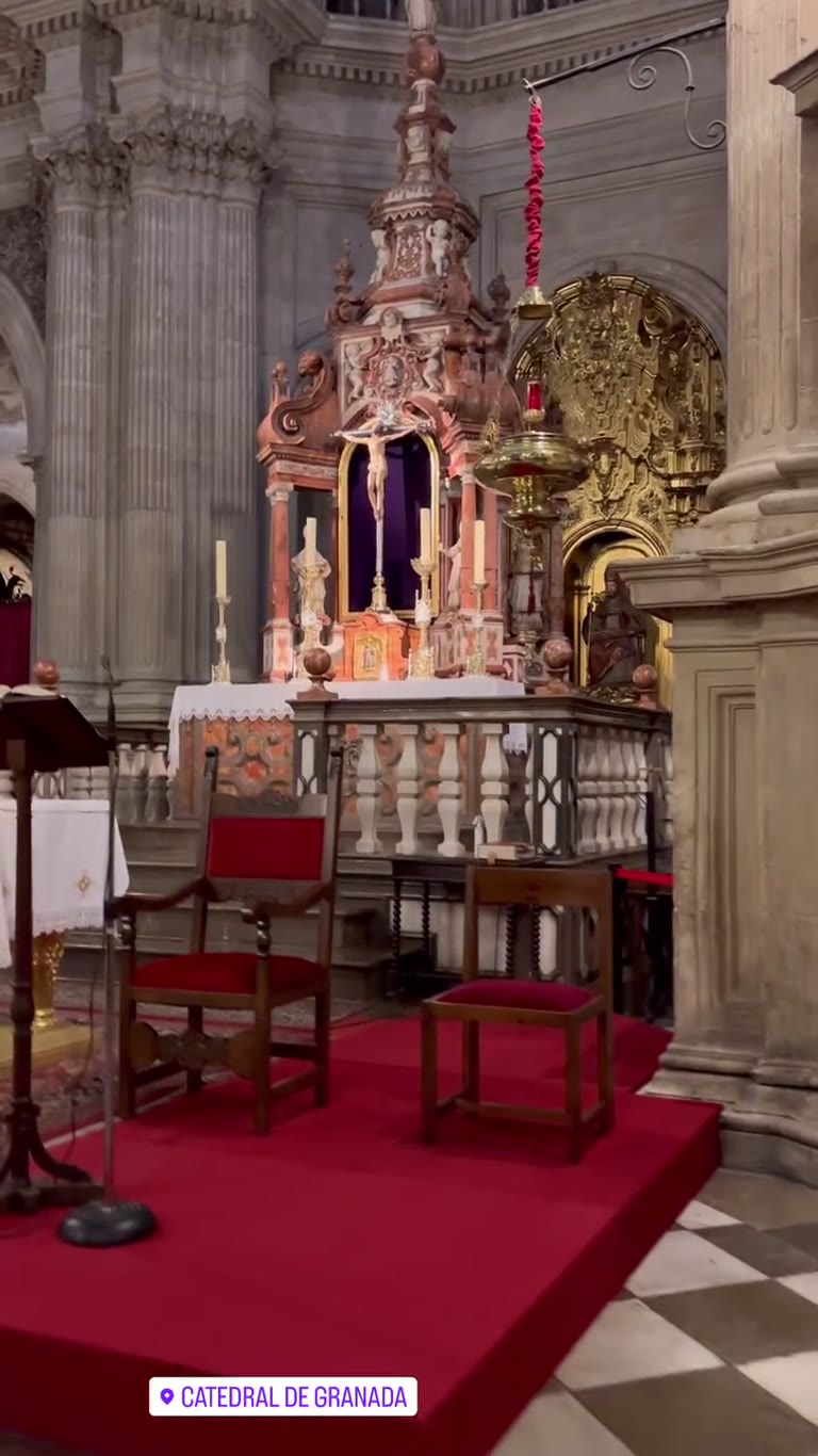 Inside Granada Cathedral
