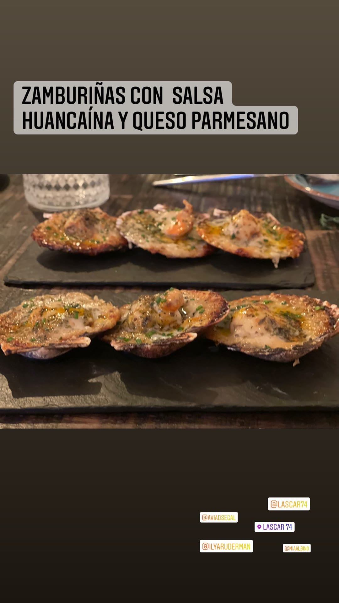Zamburiñas con salsa huancaína at Lascar 74