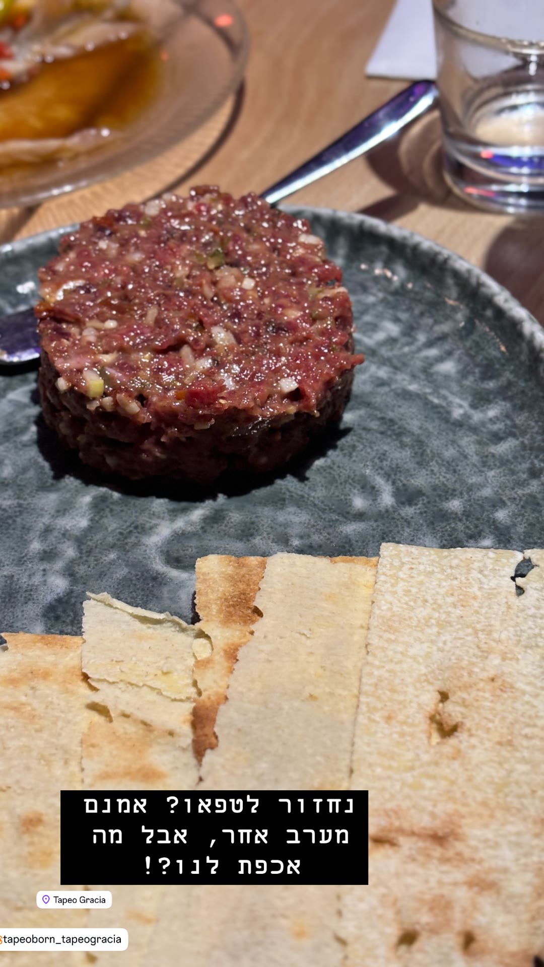 Steak tartare at Tapeo Gràcia, Barcelona