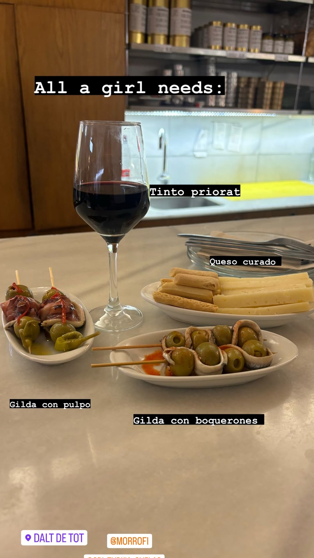 Gildas & Priorat at Morro Fi, Barcelona