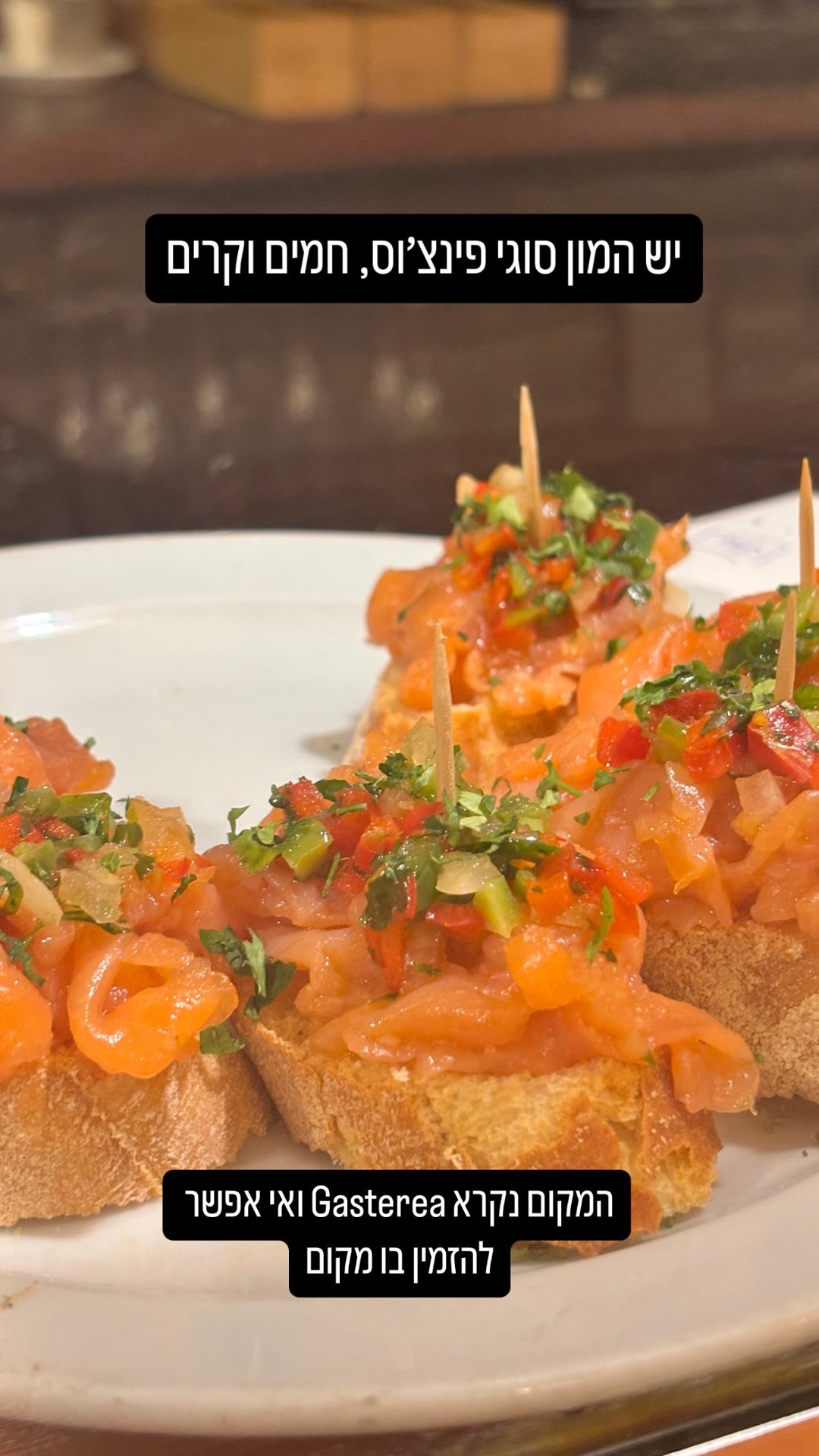 Gasterea – pintxos bar in Barcelona