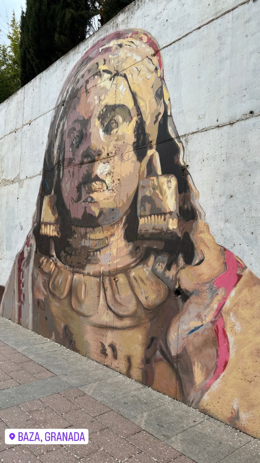 Mural of the Dama de Baza, Baza (Granada)