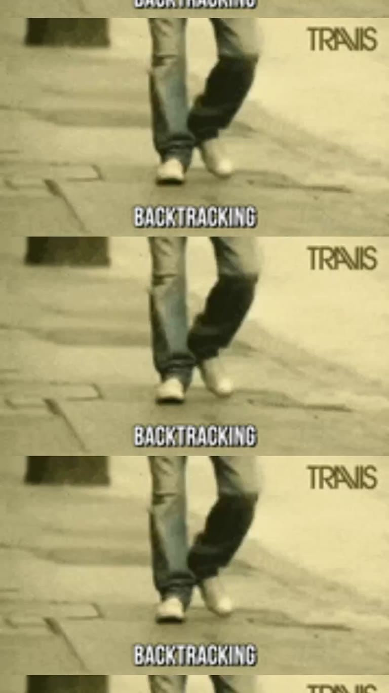 Travis "Backtracking" music clip