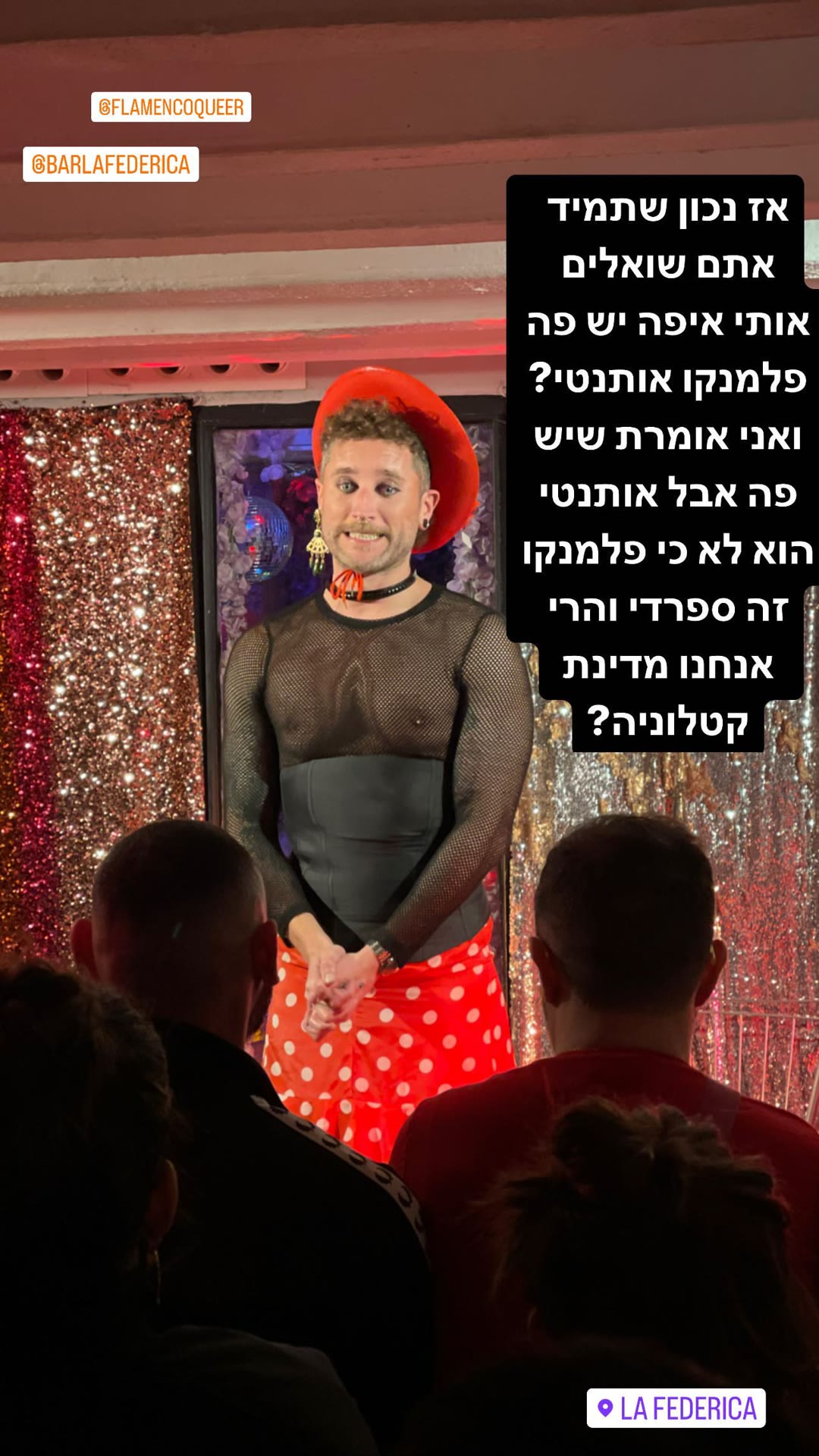 Flamenco Queer show at Bar La Federica, Barcelona