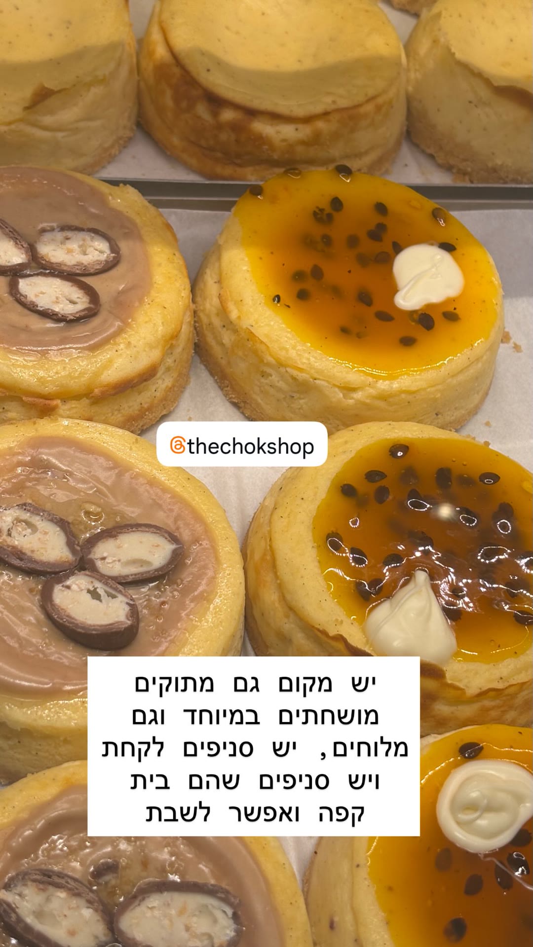 chök Barcelona – cheesecakes gluten free