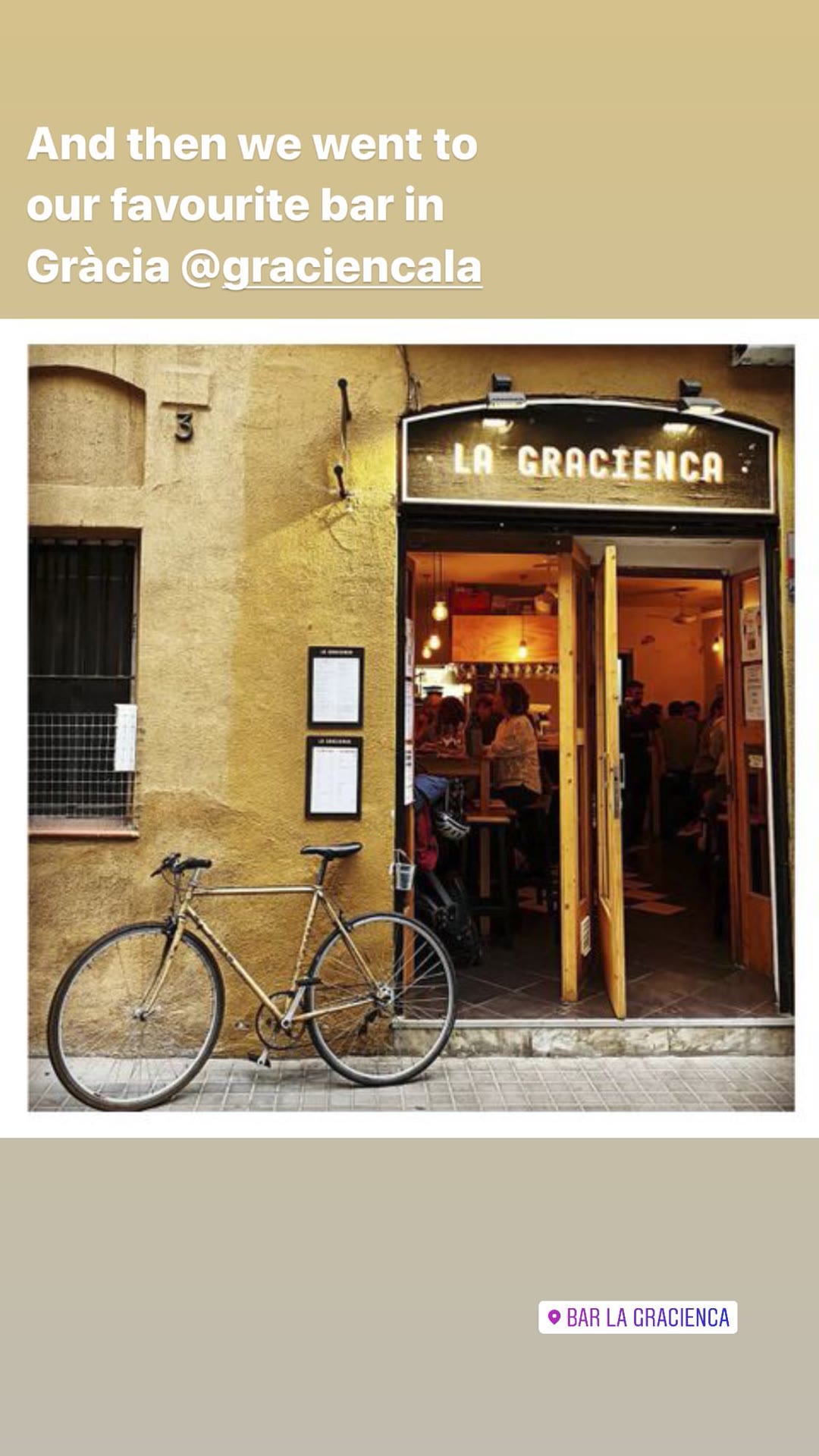 Bar La Gracienca — favourite bar in Gràcia
