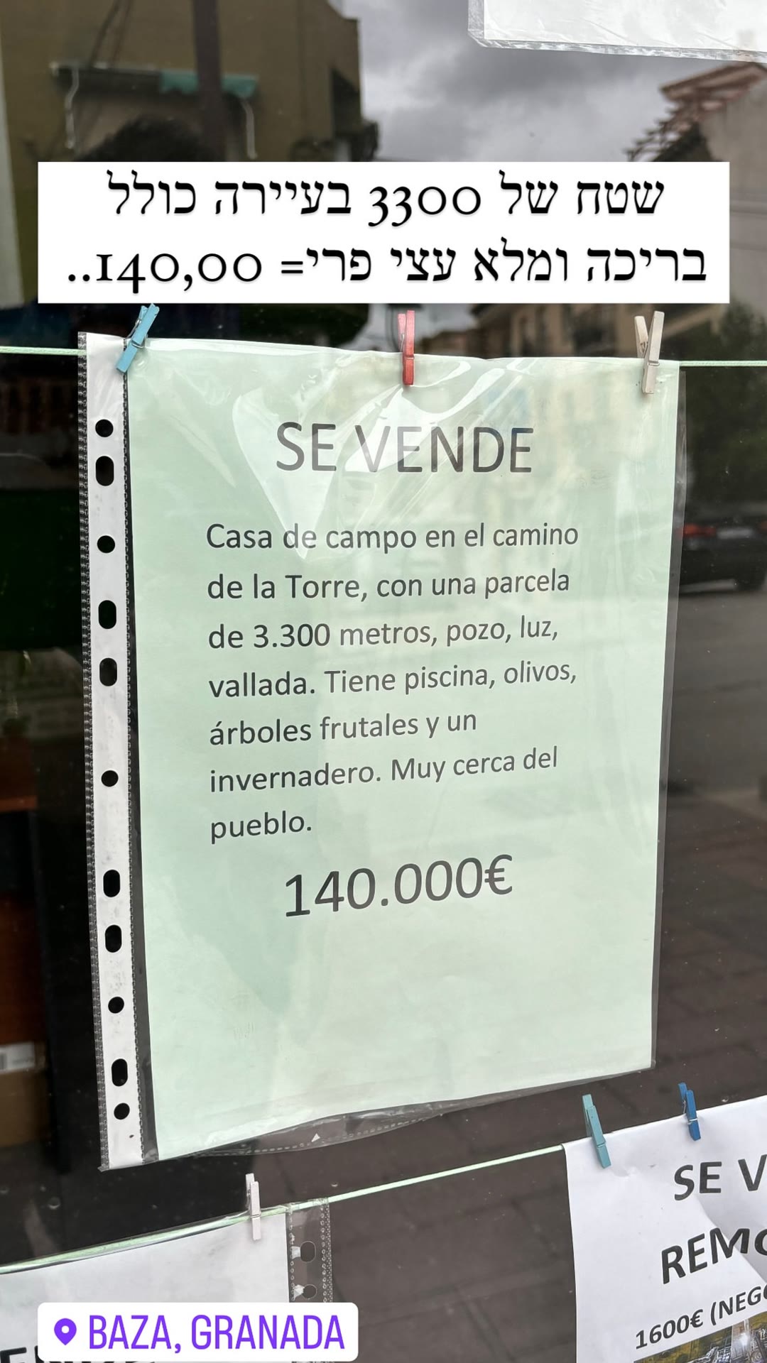 Property prices in Baza, Granada
