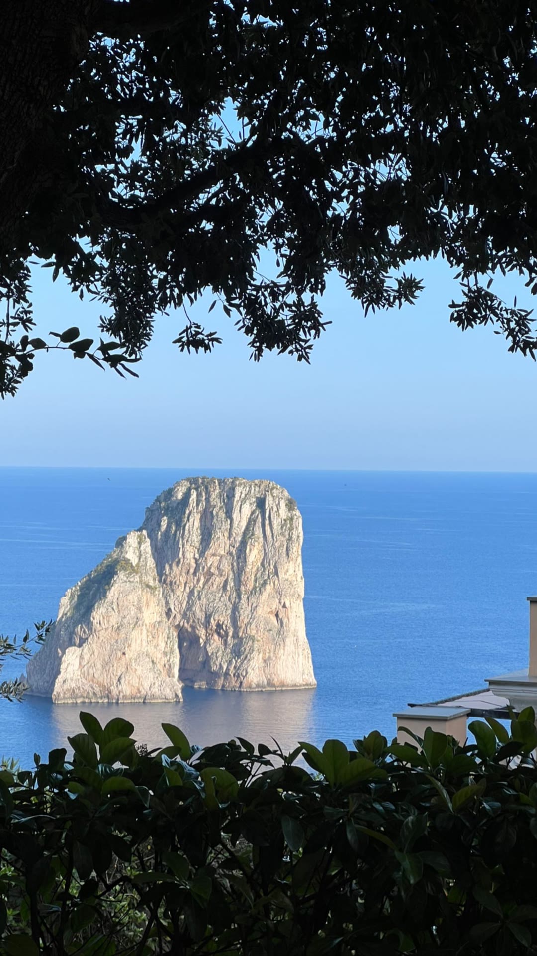 Faraglioni view from Capri