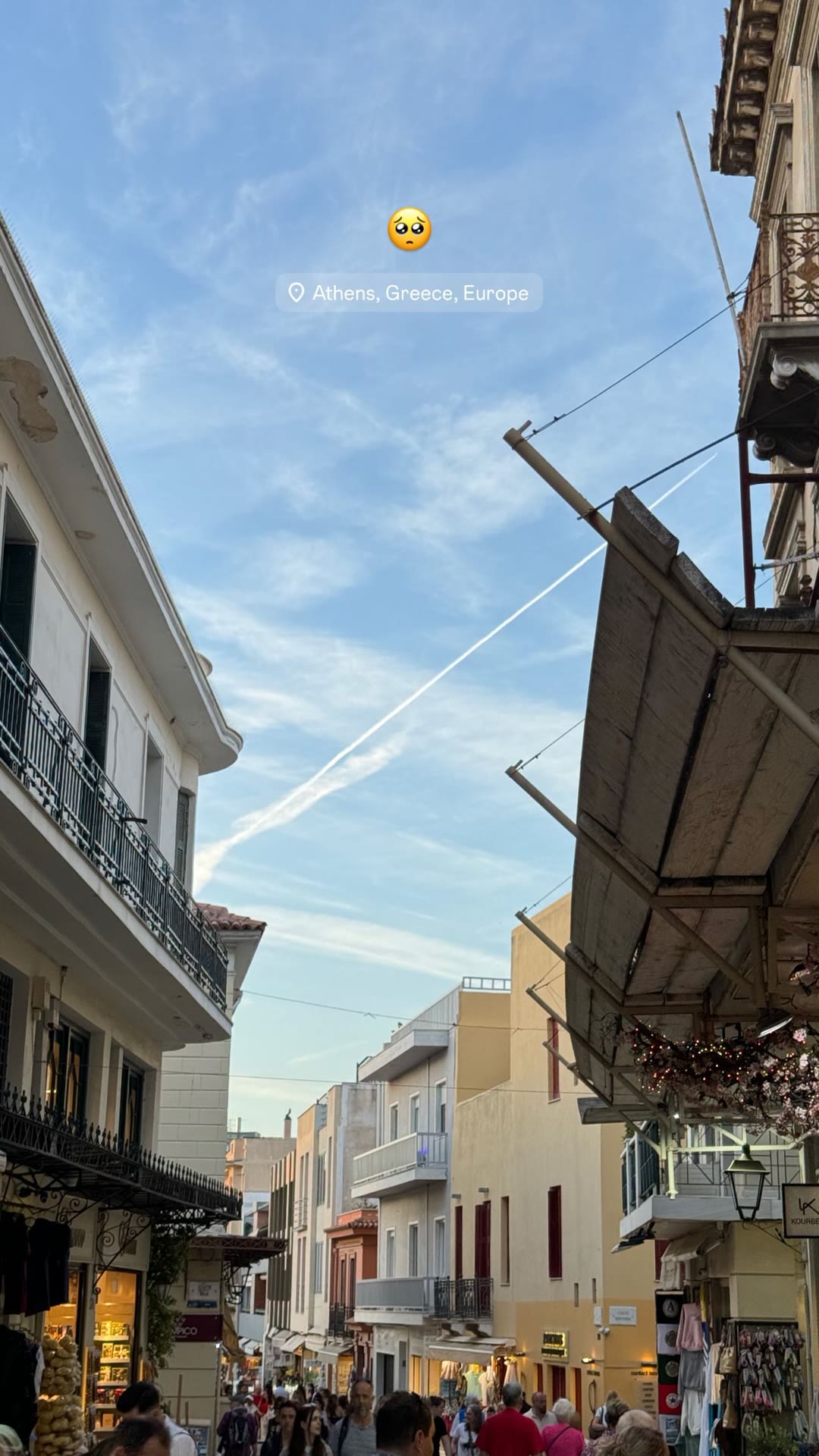 Last look at Plaka's streets, Athens