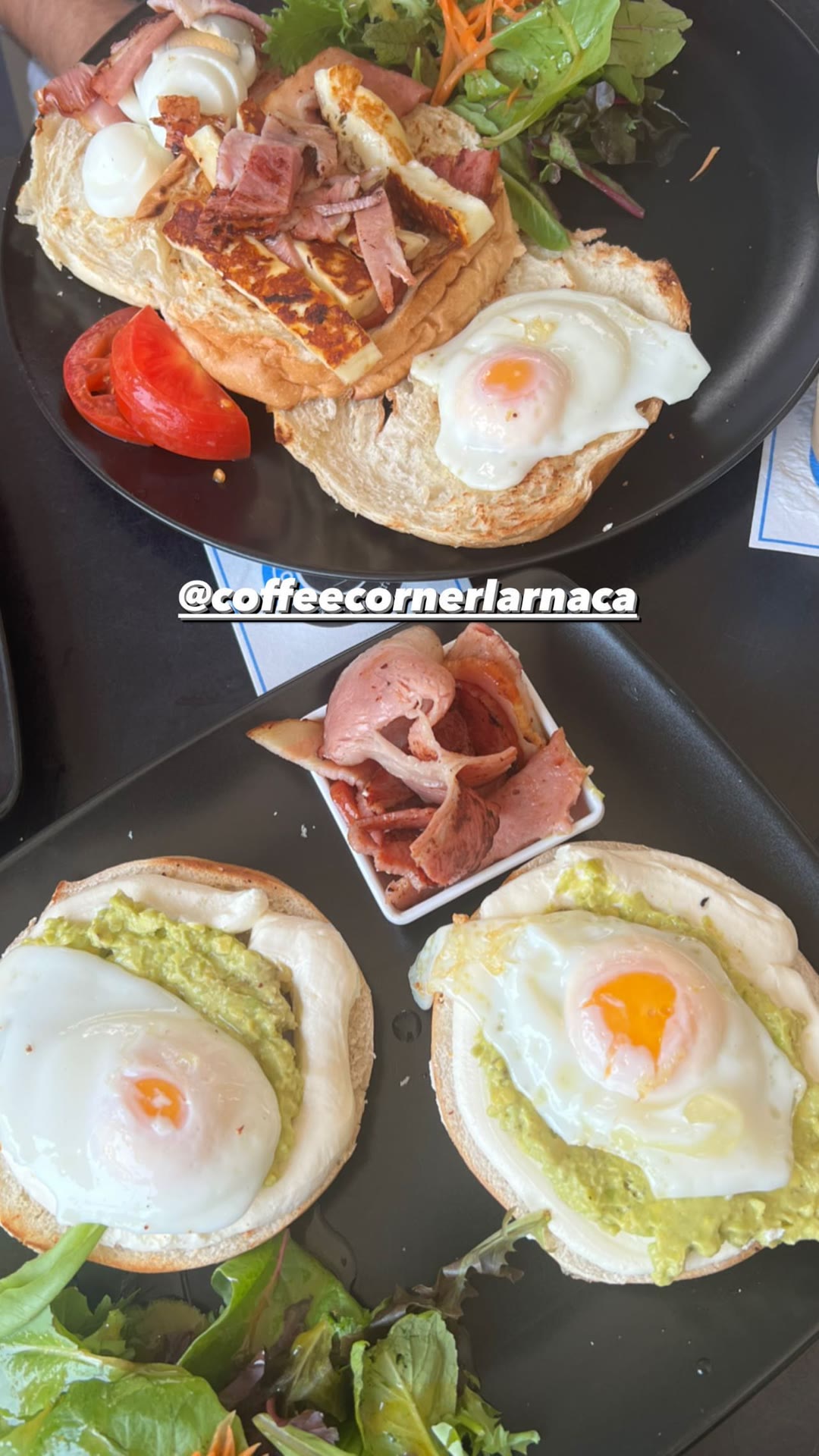Breakfast at Coffee Corner, Larnaca