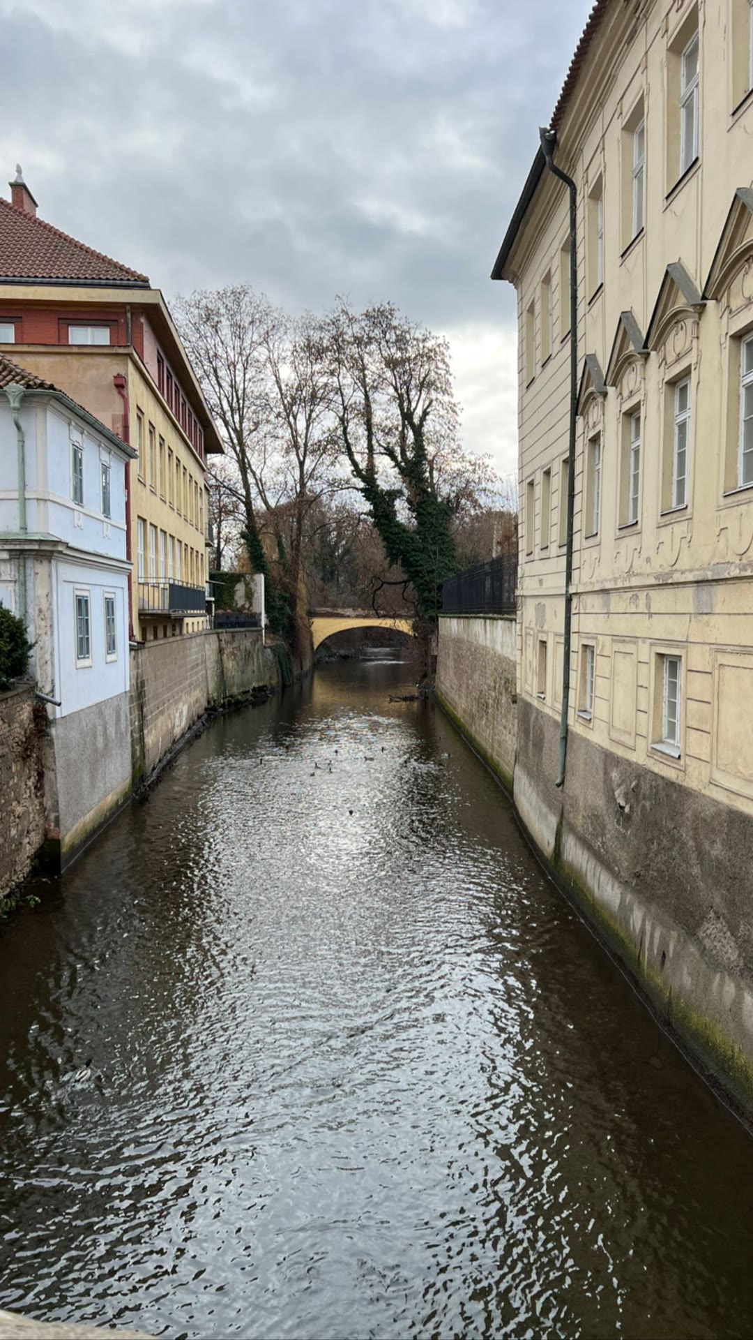 Čertovka canal in Prague's Malá Strana