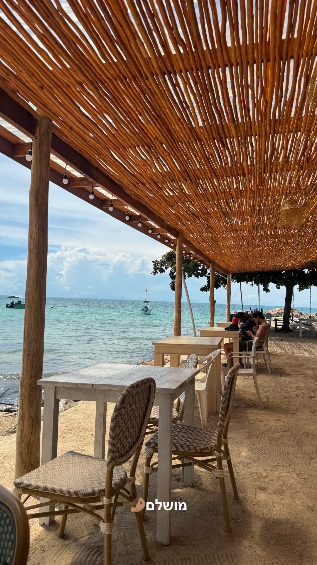 Beachfront café on Koh Phangan