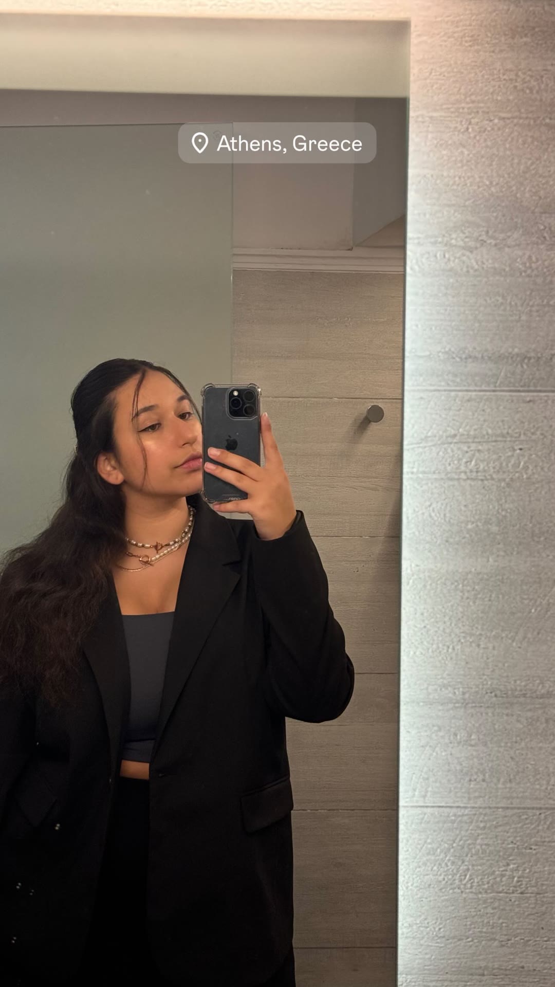 Mirror selfie in Athens