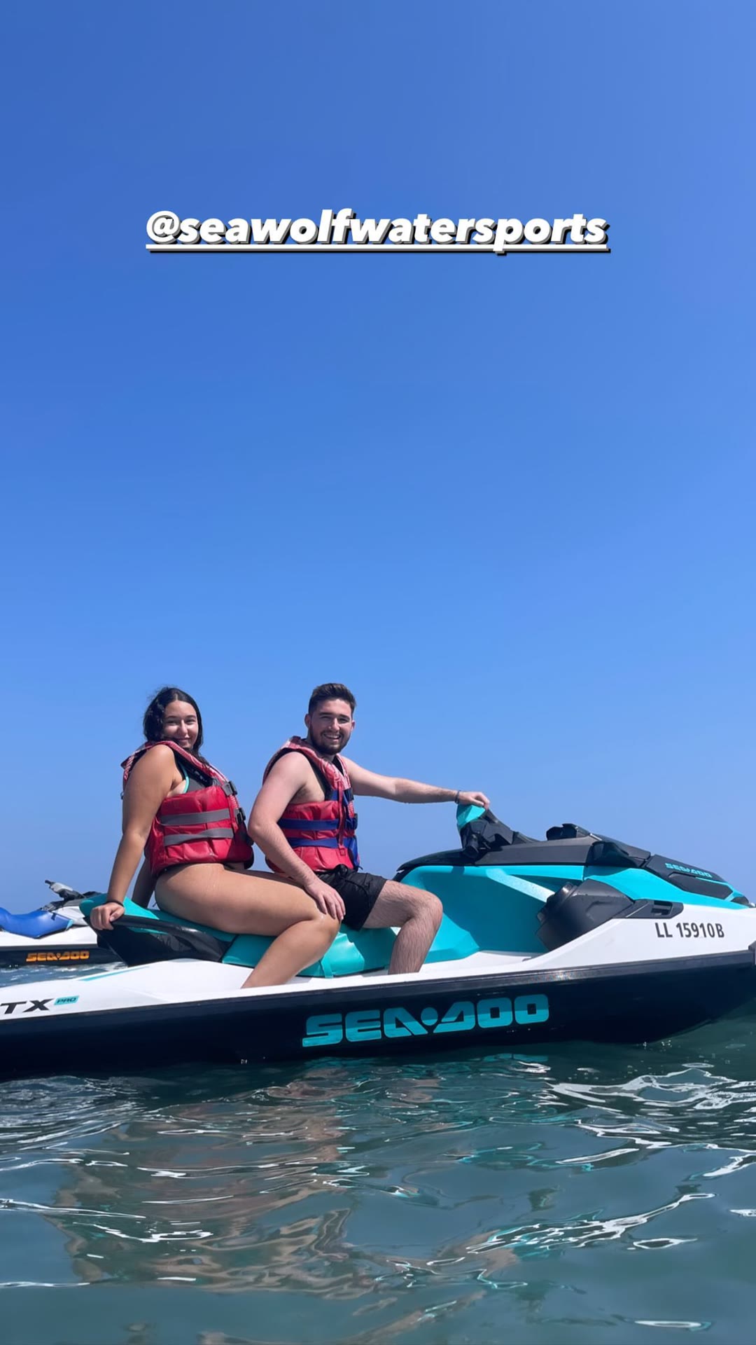Jet skiing with SeaWolf Watersports in Cyprus