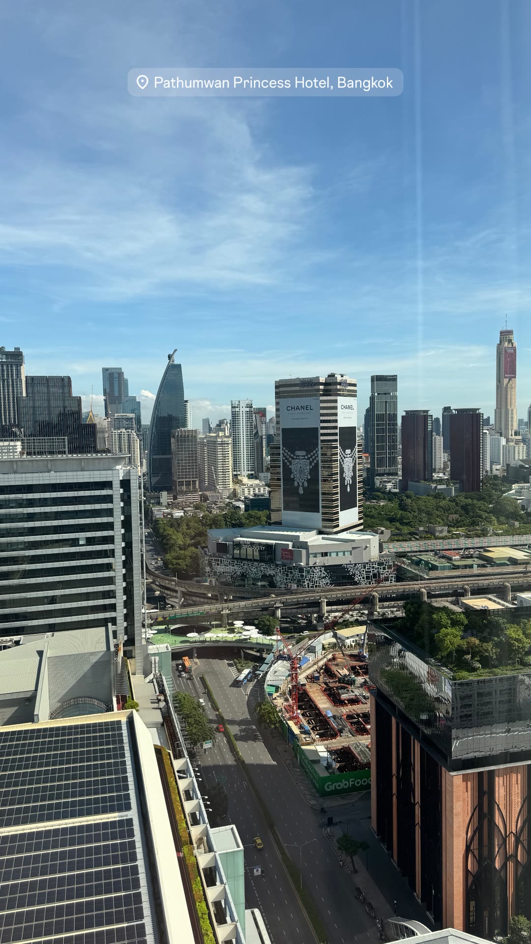 Room view from Pathumwan Princess Hotel, Bangkok