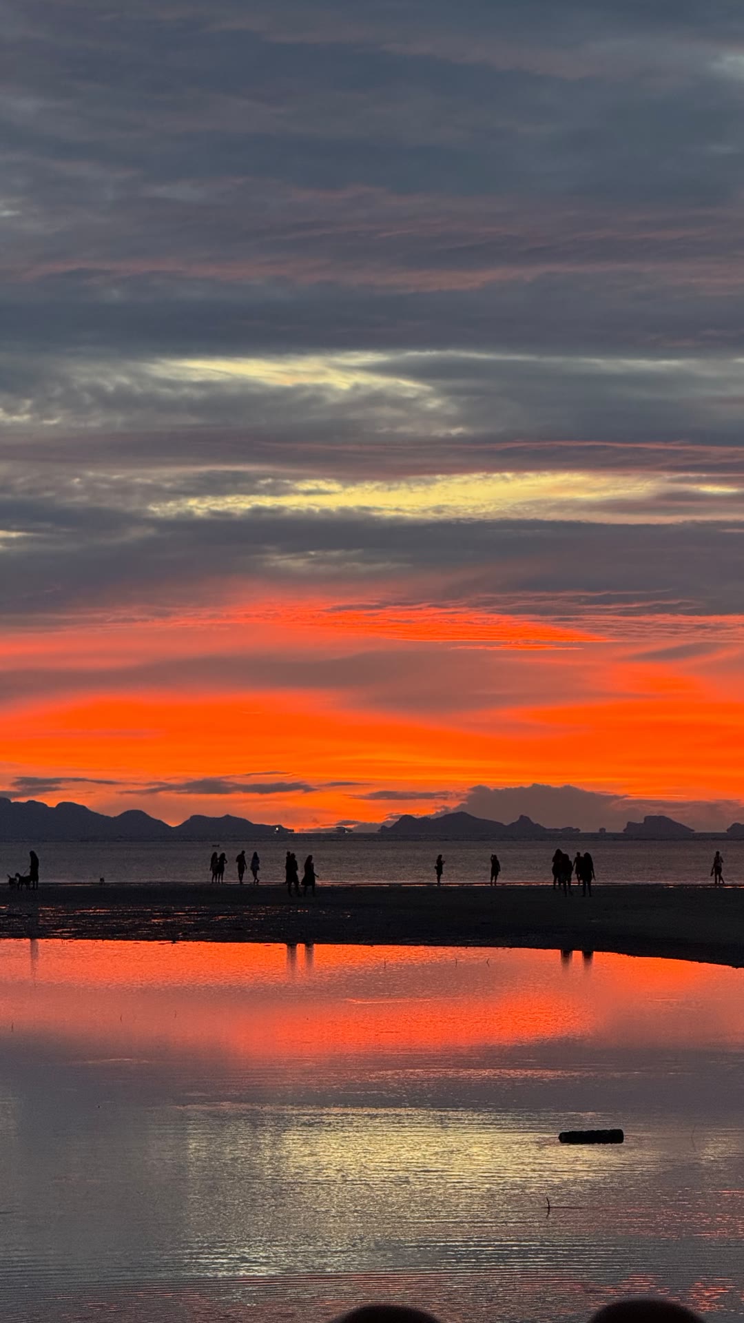 Sunset on Koh Phangan's west coast