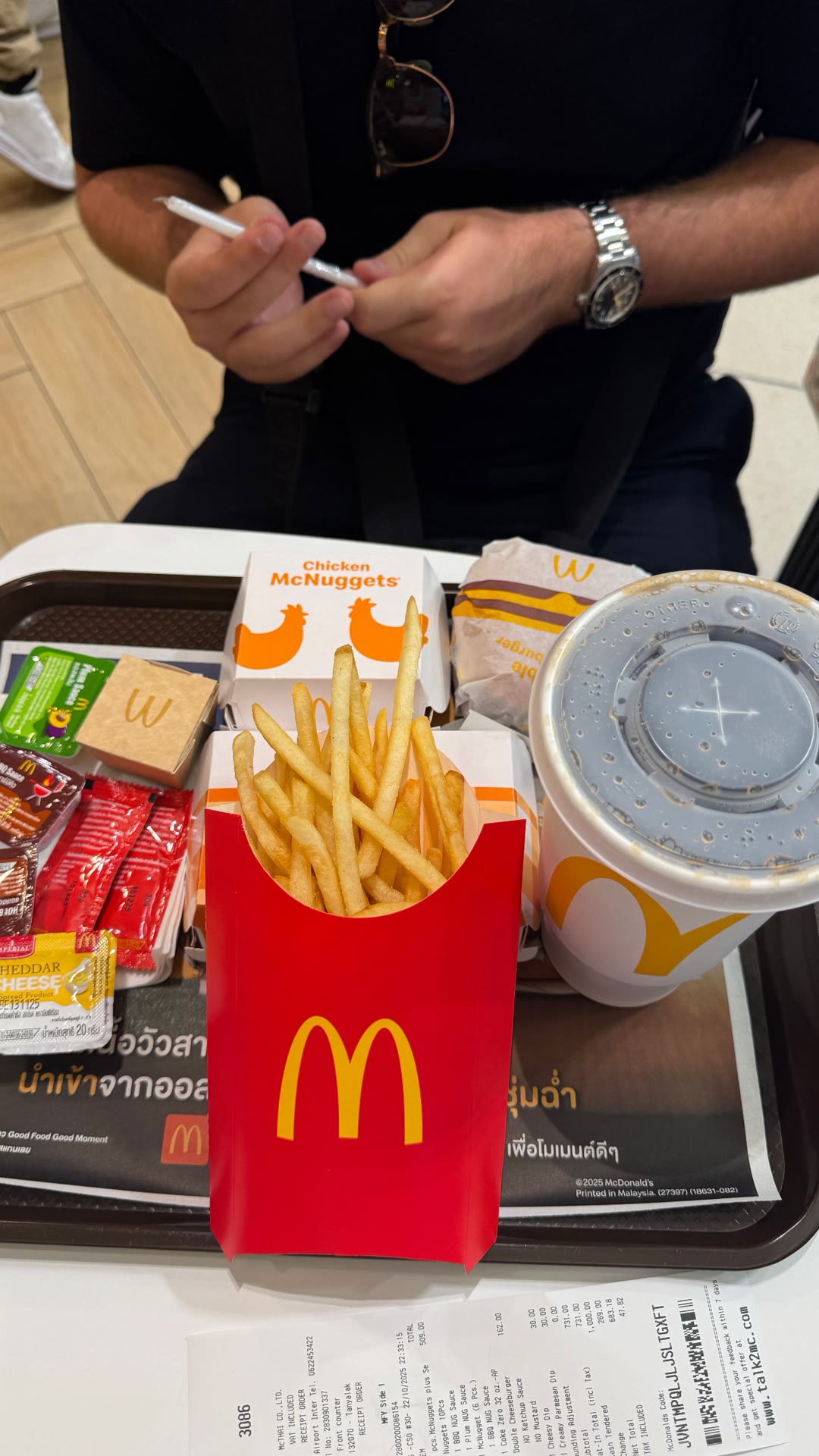 McDonald's at Bangkok Airport