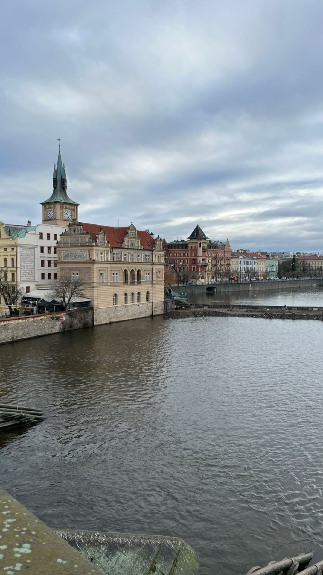 Vltava views from Kampa Island, Prague