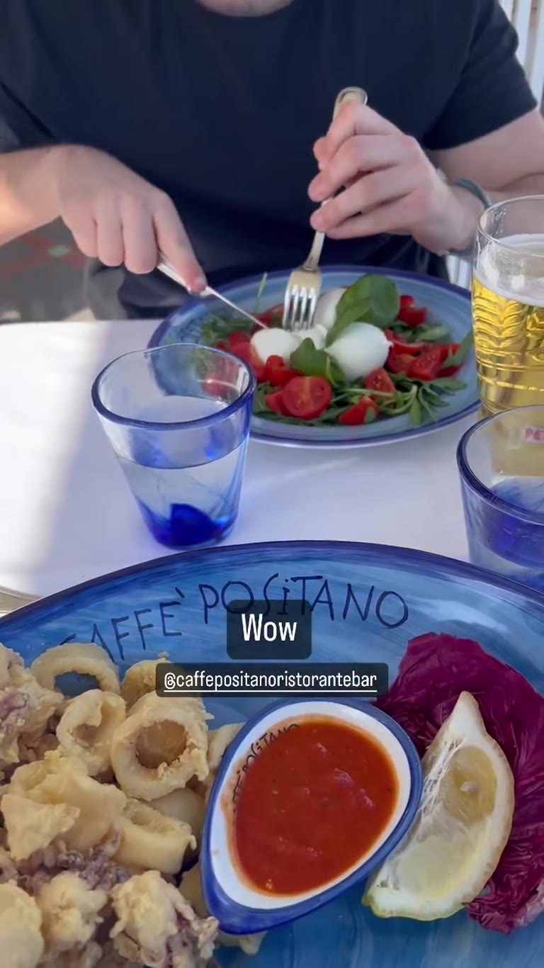 Lunch with a view at Caffè Positano
