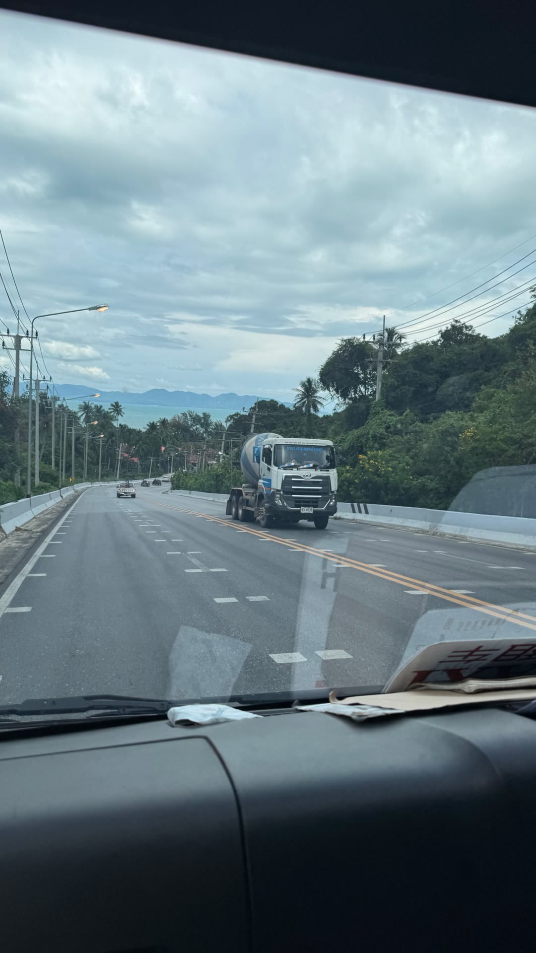 Driving the ring road on Koh Samui