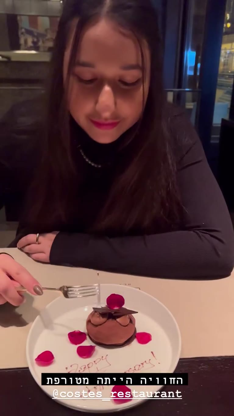 Costes Restaurant, Budapest — anniversary dessert
