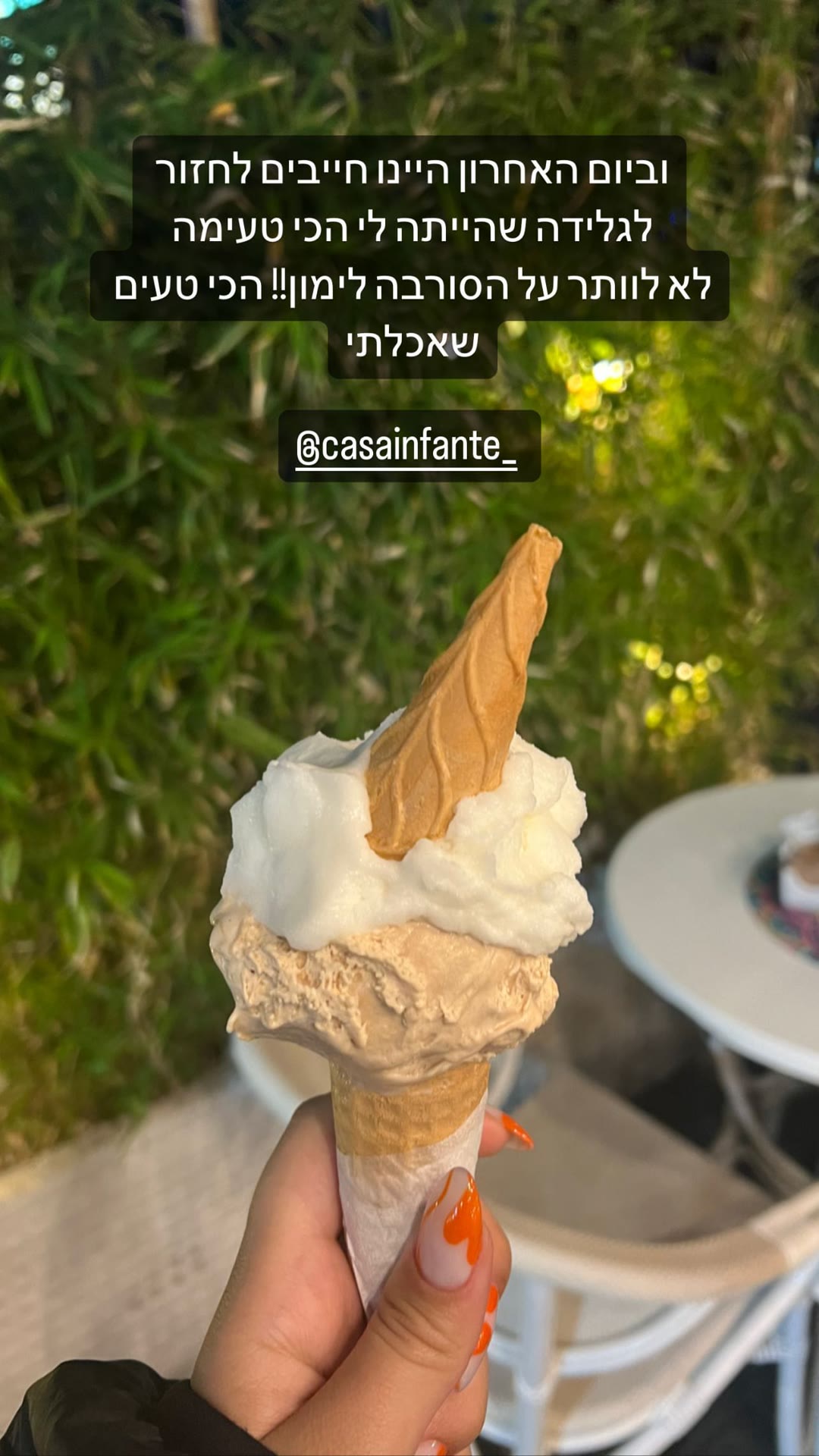 Casa Infante gelato on Via Toledo, Naples