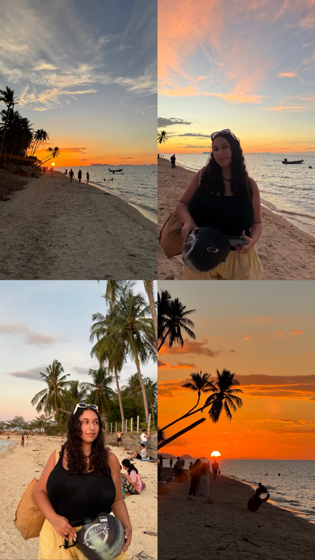 Sunset on a Koh Samui beach