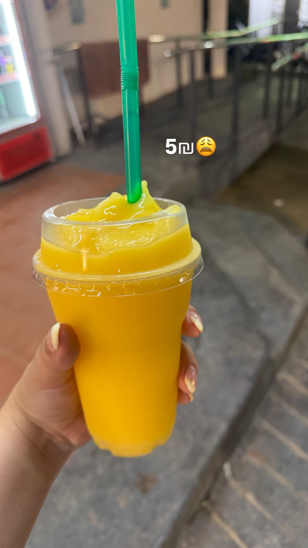 Mango smoothie for 5 shekels in Krabi