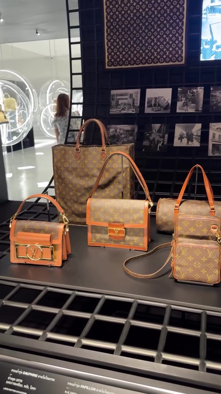 Louis Vuitton heritage bag exhibition in Bangkok