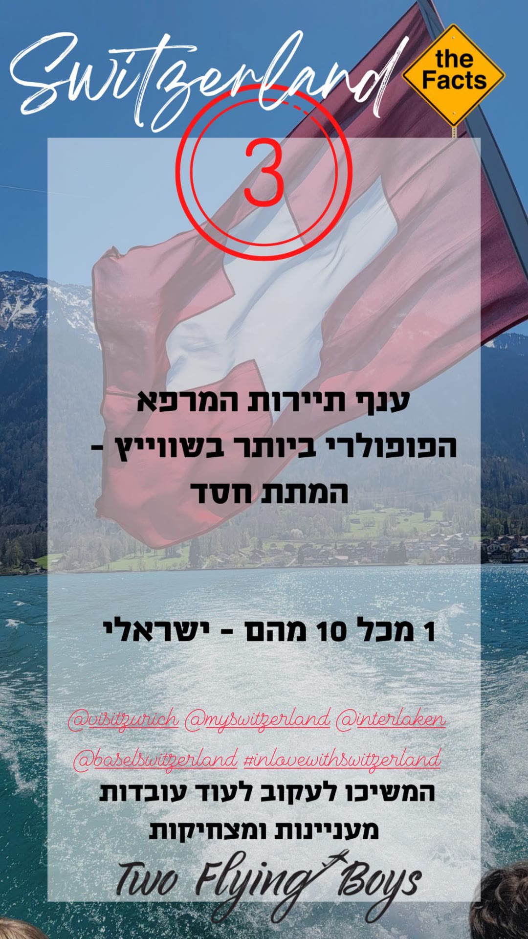 עובדות על שווייץ #3: תיירות המתת חסד