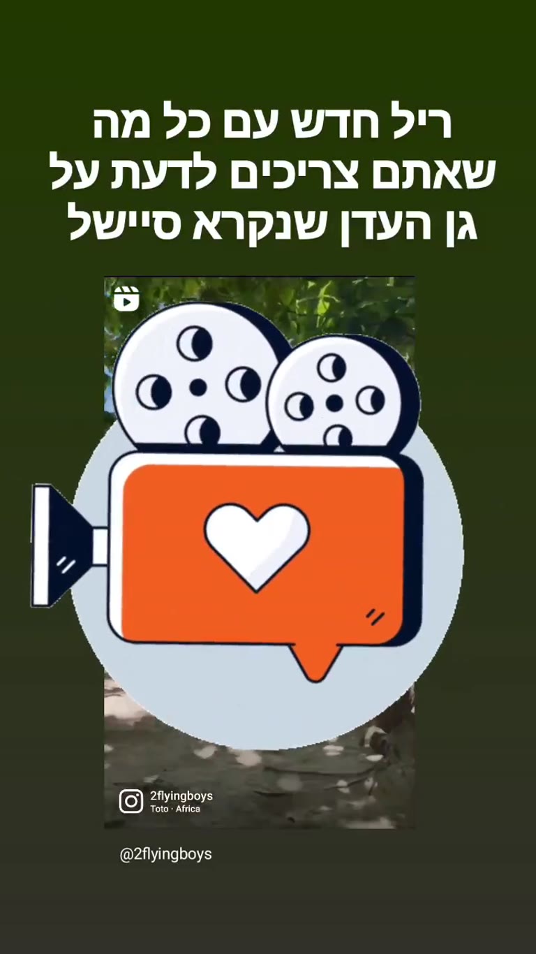 ריל חדש: כל מה שצריך לדעת על איי סיישל