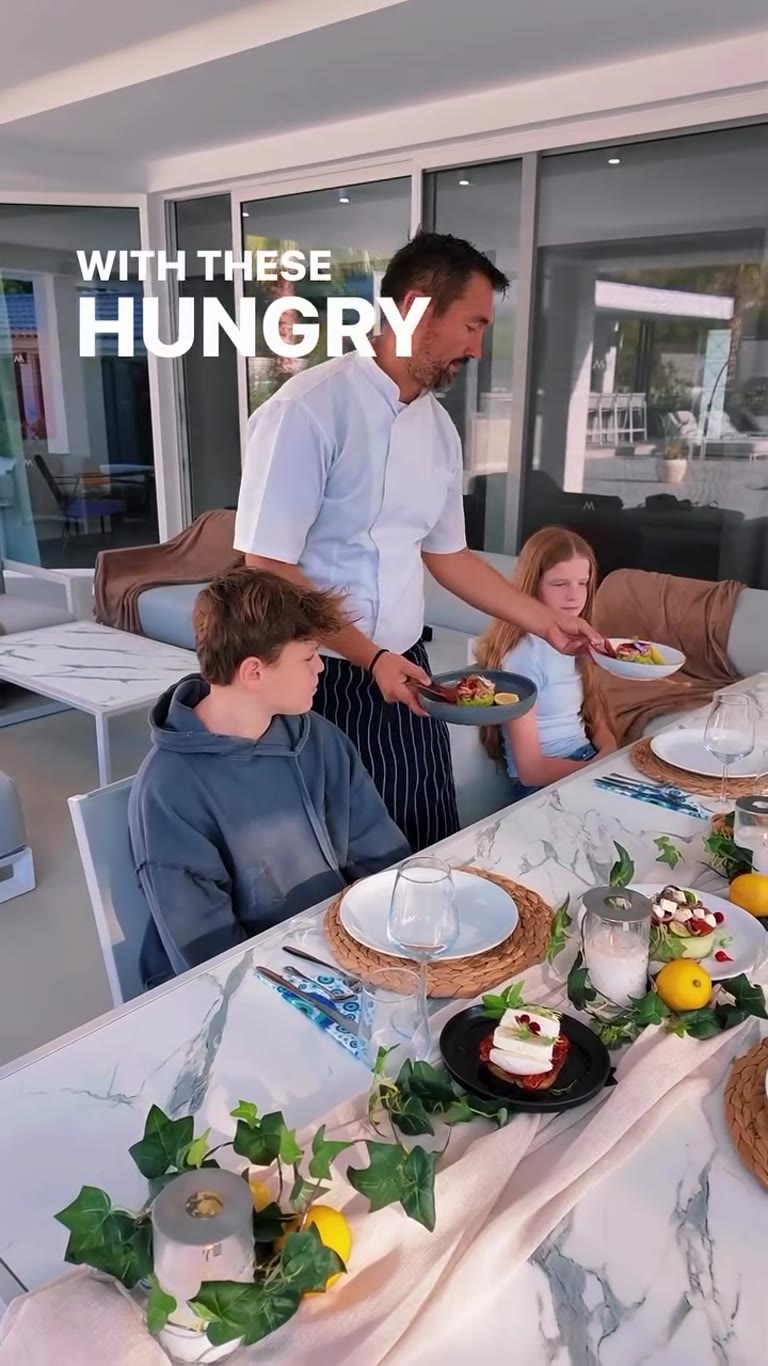 Private chef dinner at M Mansion, Rhodes