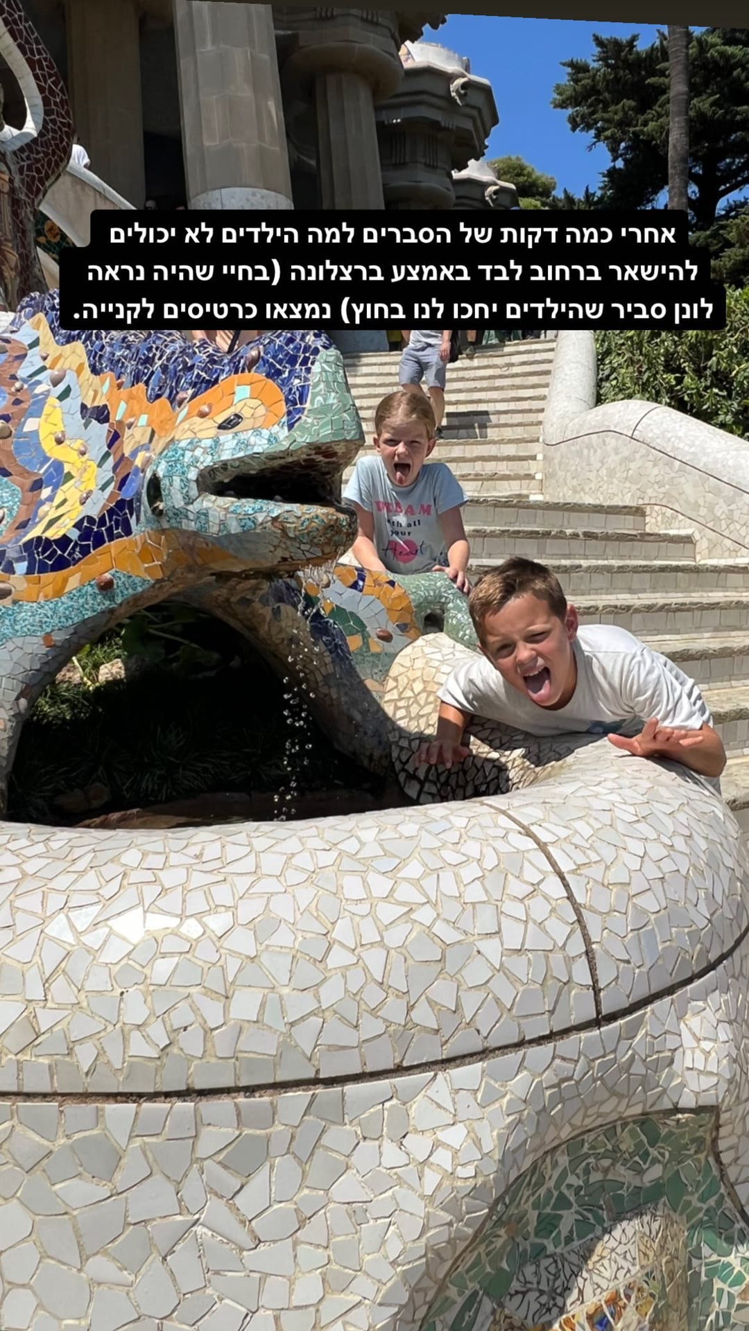 פארק גואל בברצלונה – הדרקון והכרטיסים
