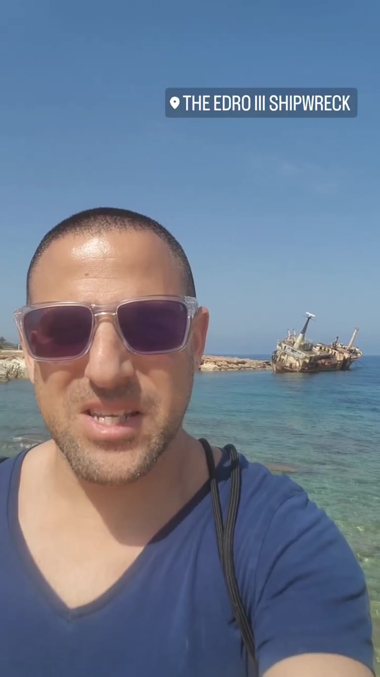 ספינה הטרופה Edro III בפאפוס