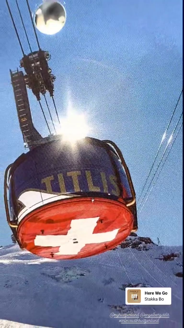 רכבל Titlis באנגלברג, שוויץ