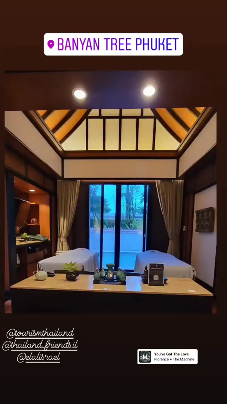 חדר הספא הזוגי ב-Banyan Tree Phuket
