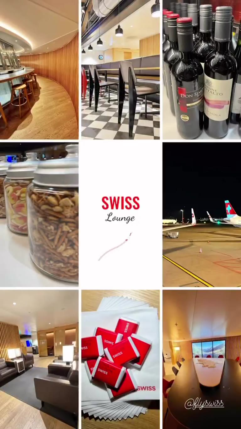 לאונג' SWISS בשדה התעופה