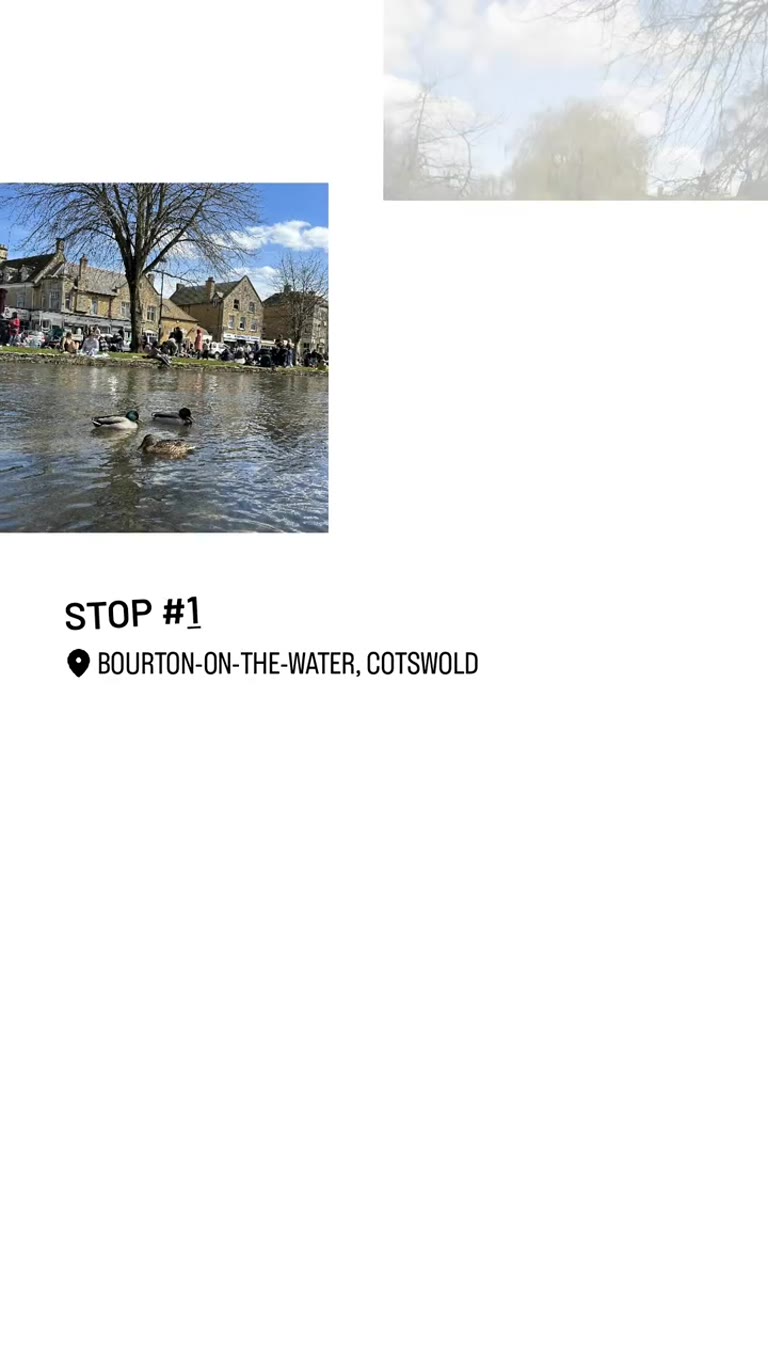 עצירה ראשונה: Bourton-on-the-Water בקוטסוולדס