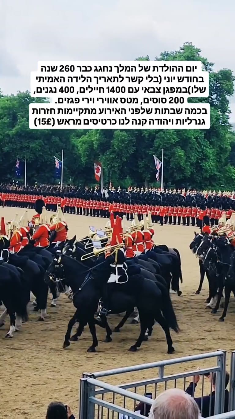 חזרה גנרלית ליום ההולדת של המלך – Trooping the Colour